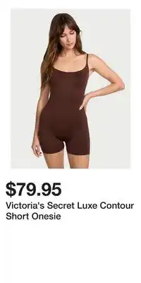Victoria's Secret Victoria's Secret Luxe Contour Short Onesie offer