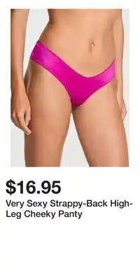 Victoria's Secret Very Sexy Strappy-Back High-Leg Cheeky Panty offer