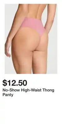 Victoria's Secret No-Show High-Waist Thong Panty offer