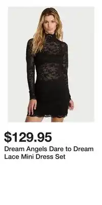 Victoria's Secret Dream Angels Dare to Dream Lace Mini Dress Set offer