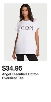 Victoria's Secret Angel Essentials Cotton Oversized Tee offer