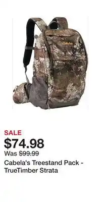 Cabela's Cabela's Treestand Pack - TrueTimber Strata offer