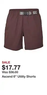 Cabela's Ascend 6'' Utility Shorts offer