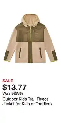 Cabela's Outdoor Kids Trail Fleece Jacket for Kids or Toddlers offer