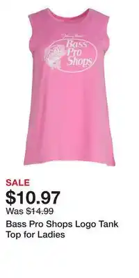 Cabela's Bass Pro Shops Logo Tank Top for Ladies offer