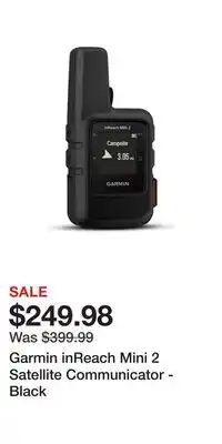 Cabela's Garmin inReach Mini 2 Satellite Communicator - Black offer
