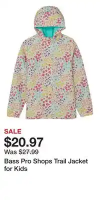 Cabela's Bass Pro Shops Trail Jacket for Kids offer