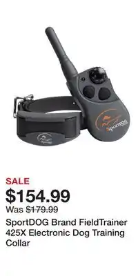 Cabela's SportDOG Brand FieldTrainer 425X Electronic Dog Training Collar offer