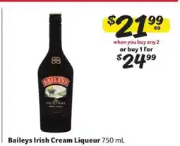 Winn Dixie Baileys Irish Cream Liqueur offer