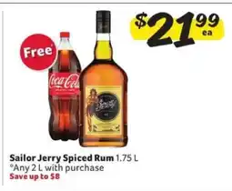 Winn Dixie Sailor Jerry Spiced Rum offer
