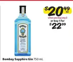 Winn Dixie Bombay Sapphire Gin offer