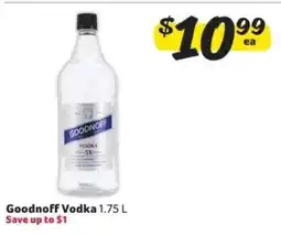 Winn Dixie Goodnoff Vodka offer