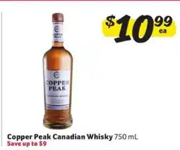 Winn Dixie Copper Peak Canadian Whisky offer