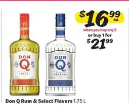 Winn Dixie Don Q Rum & Select Flavors offer