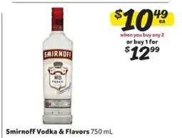 Winn Dixie Smirnoff Vodka & Flavors offer
