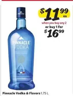 Winn Dixie Pinnacle Vodka & Flavors offer