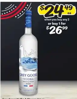 Winn Dixie Grey Goose Vodka offer