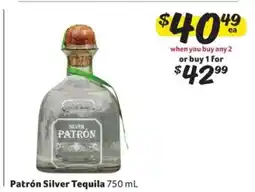 Winn Dixie Patrón Silver Tequila offer