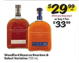 Winn Dixie Woodford Reserve Bourbon & Select Varieties offer