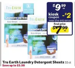 Winn Dixie Tru Earth Laundry Detergent Sheets offer