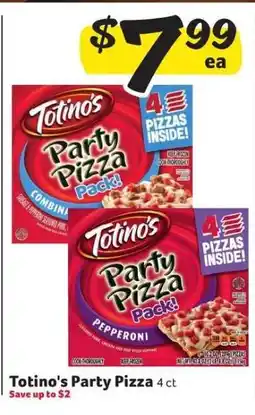 Winn Dixie Totino's Party Pizza offer