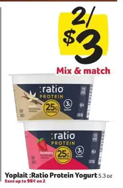 Winn Dixie Yoplait :Ratio Protein Yogurt offer