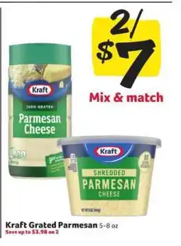 Winn Dixie Kraft Grated Parmesan offer