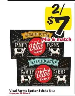 Winn Dixie Vital Farms Butter Sticks offer