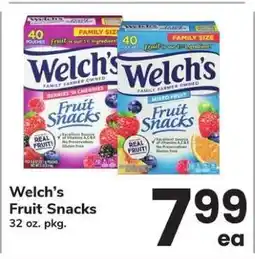 Safeway Welch's Fruit Snacks offer