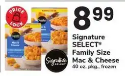 Safeway Signature SELECT Family Size Mac & Cheese offer