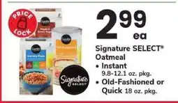 Safeway Signature SELECT Oatmeal offer