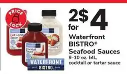 Safeway Waterfront BISTRO Seafood Sauces offer