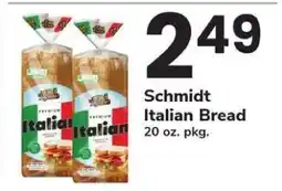 Safeway Schmidt Italian Bread offer