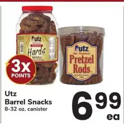 Safeway Utz Barrel Snacks offer