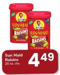 Safeway Sun-Maid Raisins offer