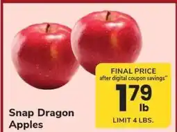 Safeway Snap Dragon Apples offer