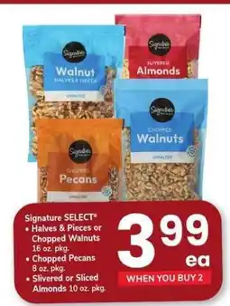 Safeway Signature Select Nuts offer
