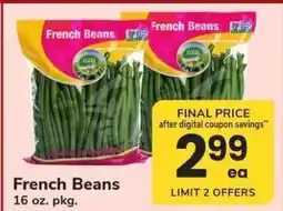 Safeway French Beans offer