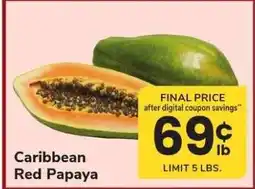 Safeway Caribbean Red Papaya offer