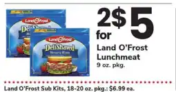 Safeway Land O’ Frost lunchmeat offer