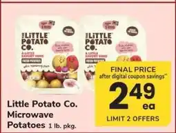 Safeway Little Potato Co. Microwave Potatoes offer