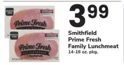 Safeway Smithfield Prime Fresh Family Lunchmeat offer