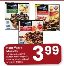 Safeway Next Wave Mussels offer