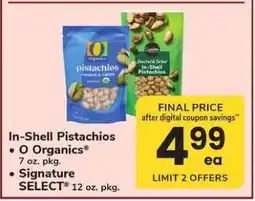 Safeway In-Shell Pistachios offer