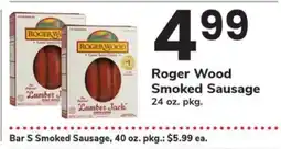 Safeway Roger Wood Smoked Sausage offer