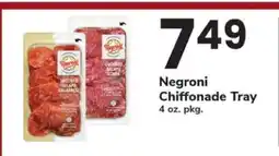 Safeway Negroni Chiffonade Tray offer