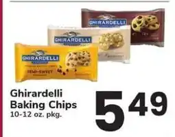 Safeway Ghirardelli Baking Chips offer