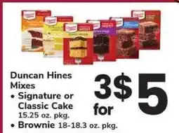 Safeway Duncan Hines Mixes offer