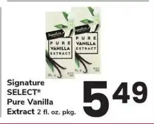 Safeway Signature SELECT Pure Vanilla Extract offer