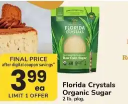 Safeway Florida Crystals Organic Sugar offer